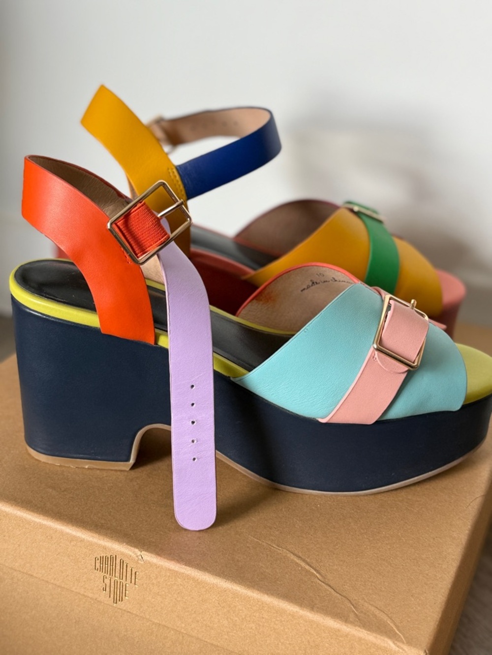 Charlotte Stone “Raf” platform sandals - Picture 5 of 13